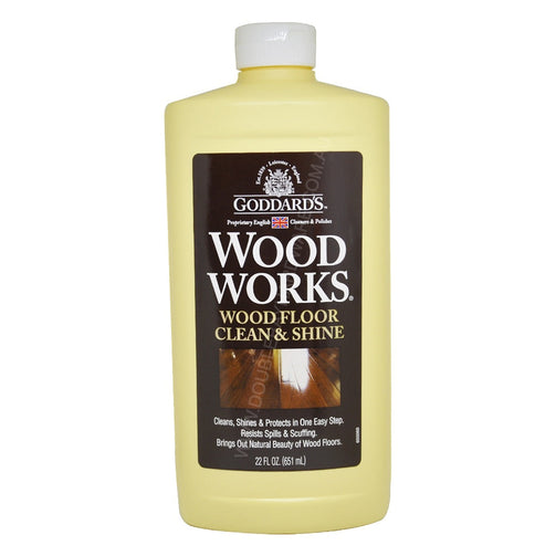 Goddards wood works floor clean shine Brings out the Natural Beauty of Wood Floors.